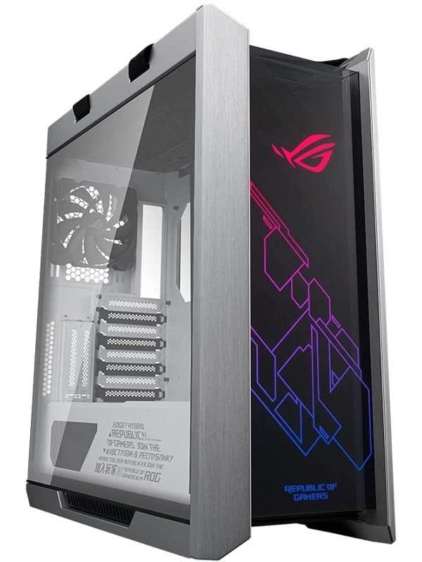 ASUS ROG Strix Helios GX601 White Edition RGB ATX/EATX Mid-tower Gaming Case with Tempered Glass