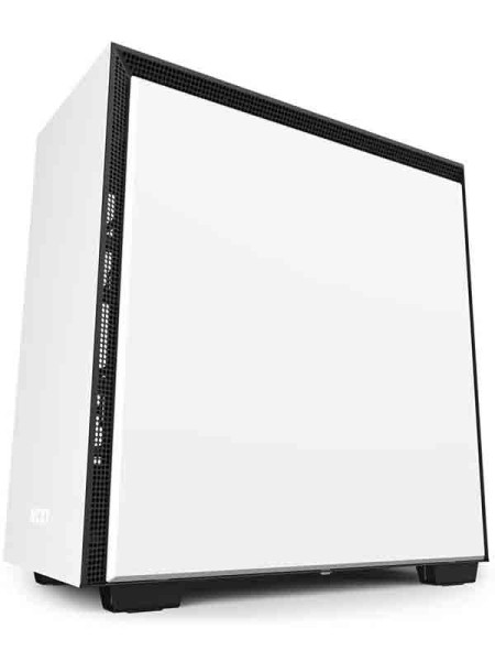 NZXT H710 CA-H710B-W1 ATX Mid Tower PC Gaming Case - Front I/O USB Type-C Port - Quick-Release Tempered Glass Side Panel White