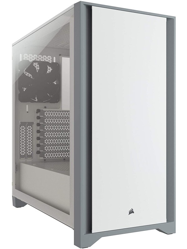 CORSAIR 4000D AIRFLOW Tempered Glass Mid-Tower ATX Case WHITE