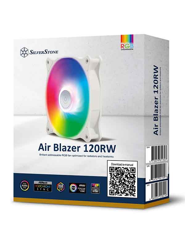 SilverStone AB120R Air Blazer 120R Cooling Fans - SST-AB120RW-ARGB