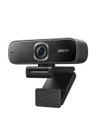 Anker A3362011 PowerConf C302 Smart FHD Webcam, AI-Powered Framing Autofocus, 2K Webcam with Noise-Cancelling Microphones, Black with Warranty | A3362011