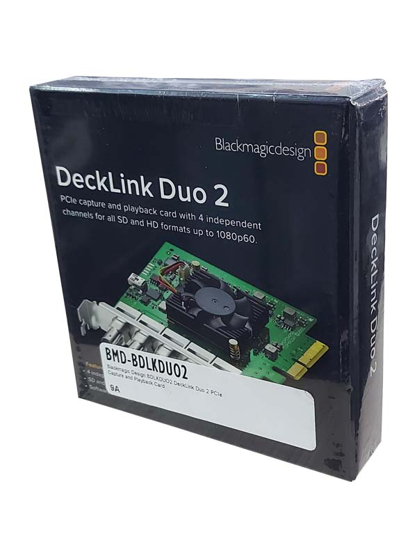 BLACKMAGIC DeckLink Duo 2 Capture and Playback Card with Warranty | BDLKDUO2