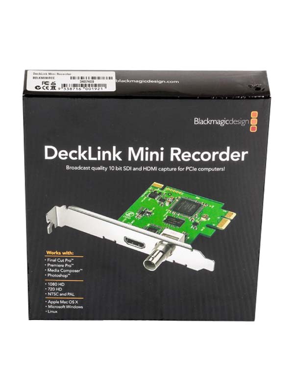 BLACKMAGIC DeckLink Mini Recorder with Warranty | BDLKMINIREC