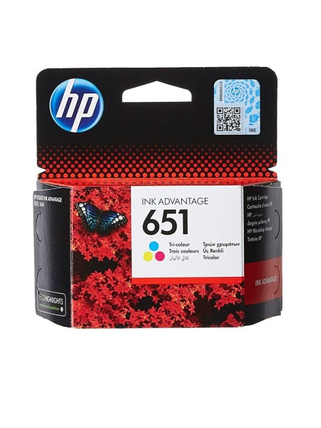 HP 651 Tri-color Original Ink Advantage Cartridge | HP 651 Tri-color
