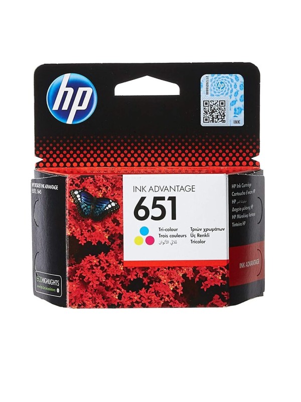 HP 651 Tri-color Original Ink Advantage Cartridge | HP 651 Tri-color