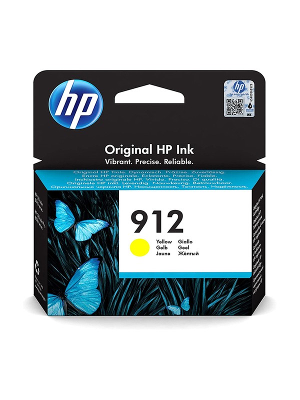 HP 912 Yellow  Original Ink Cartridge | HP 912 Yellow 