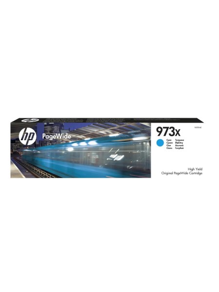 HP 973X Cyan Yield Original Page Wide Cartridge | HP 973X Cyan