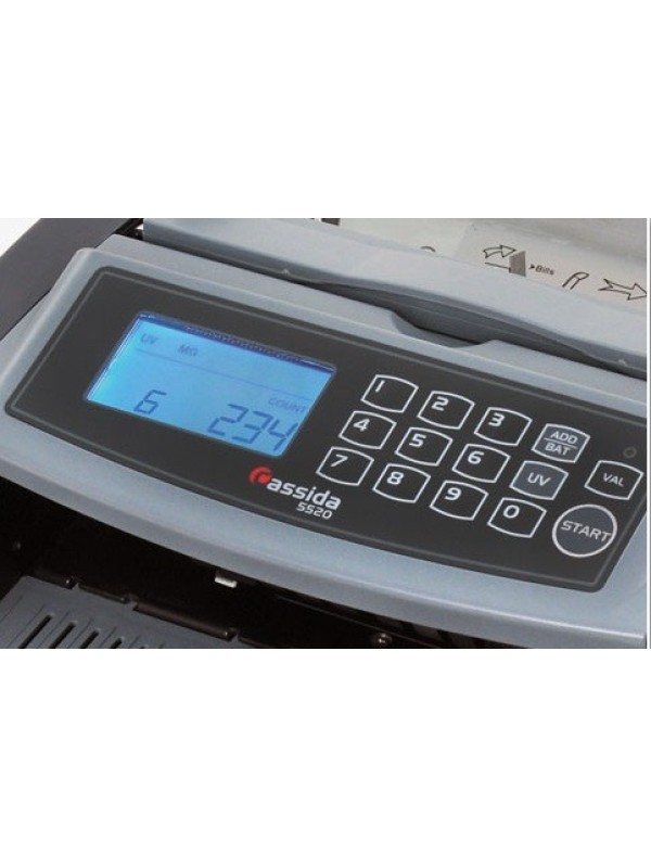 Cassida 5520UV/MG Currency Counter w/UV & MG Counterfeit Detection Cash/Currency/Bill Counting Machine | 5520UV/MG