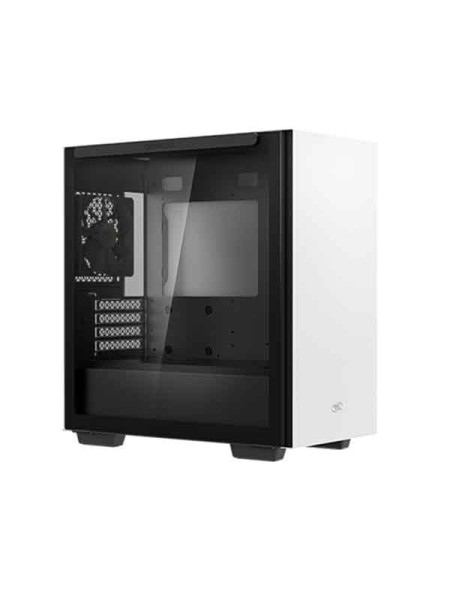 Deepcool MACUBE110 Bmicro-ATX Tempered Glass Gaming Computer Case, White - R-MACUBE110-WHNGM1N-G-1