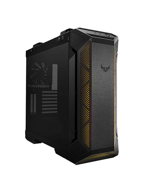 ASUS TUF Gaming GT501 RGB TUF Chassis supports up to EATX with metal front panel, tempered-glass side panel | TUF Gaming GT501RGB TUF Chassis