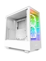 NZXT H5 Elite ATX Mid Tower PC Gaming Case, Front I/O USB Type-C Port, Quick-Release Tempered Glass Side Panel, White with Warranty | CC-H51EW-01