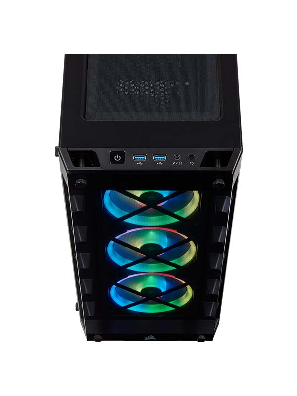 CORSAIR iCUE 465X RGB Mid-Tower ATX Smart Case — Black | CC-9011188-WW