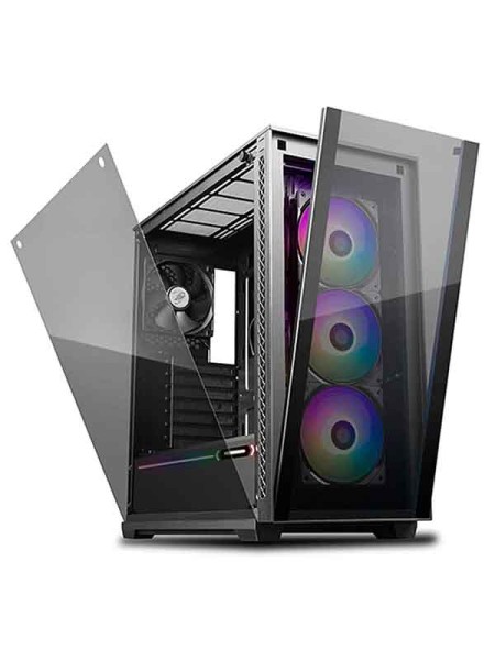 DeepCool MATREXX 70 Modular Design Full-Size Tempered Glass Mid-Tower Computer Case - DP-ATX-MATREXX70-3F