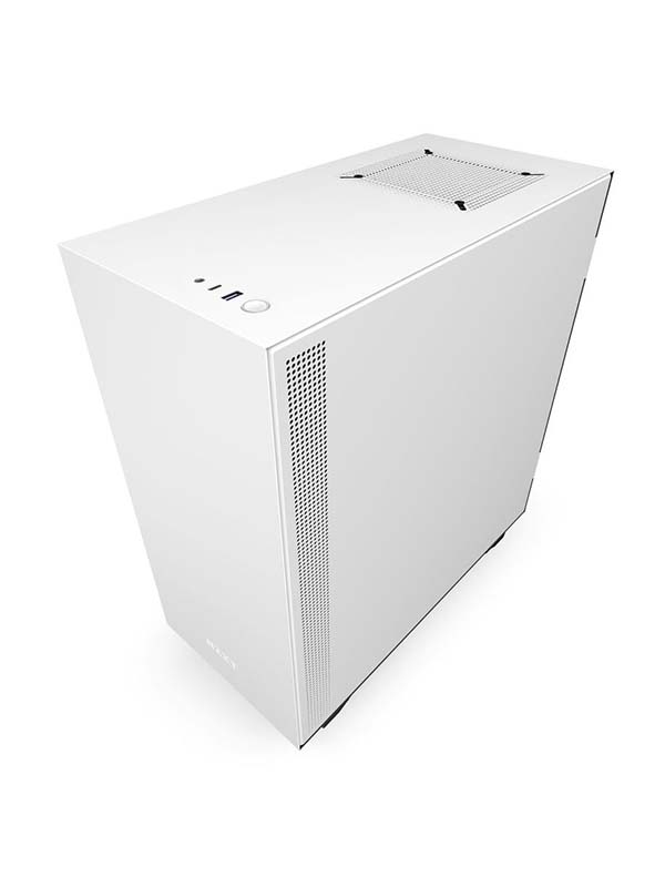 NZXT H510 Compact Mid-Tower with Tempered Glass Case | CA-H510B-W1