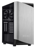 SilverStone SETA A1 Series ATX Mid-Tower Case ARGB, Silver - SST-SEA1SB-G 