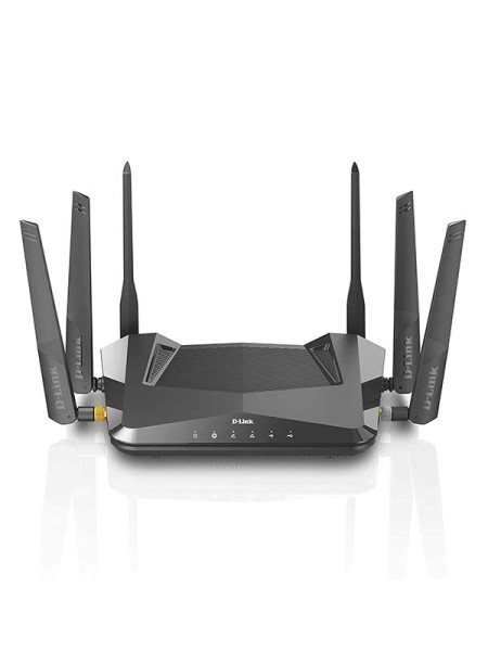 D-Link DIR X5460, Smart AX5400 WI-FI 6 Router, Black  