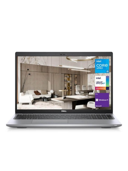 Dell Latitude 5520 Business Laptop, Intel Core i5-1135G7, 8GB DDR4-3200, 512GB PCIe NVMe SSD, 15.6-inch HD 60Hz Display, Intel Iris Xe Graphics, Windows 11 Pro, Backlit English-Arabic Keyboard, Grey