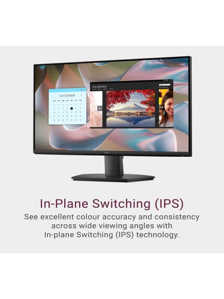Dell SE2725HM 27-inch Full HD IPS Monitor, 1920 × 1080, 100Hz, 5ms GTG, HDMI, VGA, 250 Nits, VESA 100 × 100, Black, 3-Year Warranty