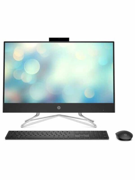 HP 24-DF1013NE All-in-One Desktop, 11th Gen Intel Core i5-1135G7, 8GB RAM, 512GB SSD, Intel Iris Xe Graphics, 23.8" FHD Touch Display, Windows 10 Home, Black with Keyboard & Mouse & Warranty | HP All-in-One PC DF1013NE