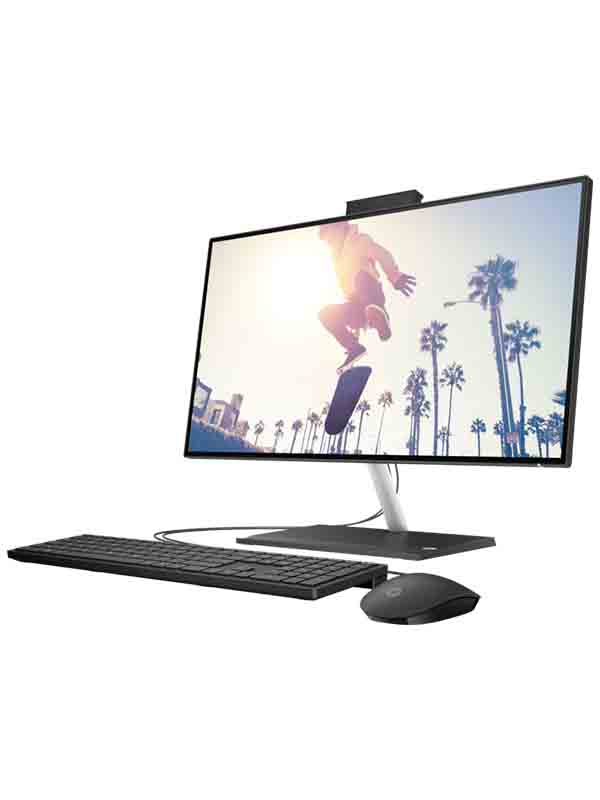 HP 24-cb1038nh Bundle All-in-One PC, 23.8inch FHD Display, 12th Gen Intel Core i5-1235U Processor, 8GB RAM, 512GB SSD, Integrated Intel Graphics, DOS, Keyboard & Mouse with Warranty | cb1038nh