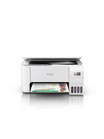 Epson EcoTank L3256 3-in-1 Wi-Fi Ink Tank Printer, Print Scan Copy, 10ipm Mono, 5ipm Colour, Wi-Fi Direct, White | C11CJ67421