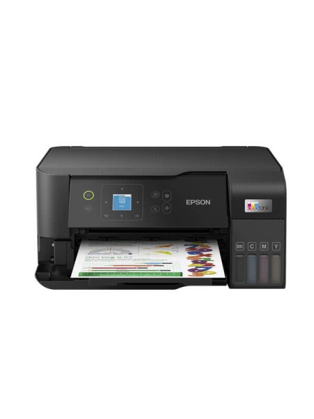 Epson EcoTank Home+ L3560 3-in-1 Colour Ink Tank Printer, Print Scan Copy, 15ipm Mono, 8ipm Colour, Wi-Fi, Wi-Fi Direct, 3.7cm Colour LCD | C11CK58405