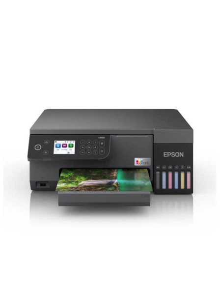 Epson EcoTank Photo L8100 3-in-1 A4 Photo Ink Tank Printer, Print Scan Copy, 6-Colour, Wi-Fi, Wi-Fi Direct, Colour LCD, PVC ID & CD/DVD Printing | C11CK94402