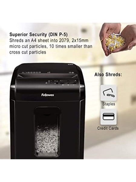 Fellowes Powershred 10M Micro Cut Shredder with Warranty | Fellowes 10M