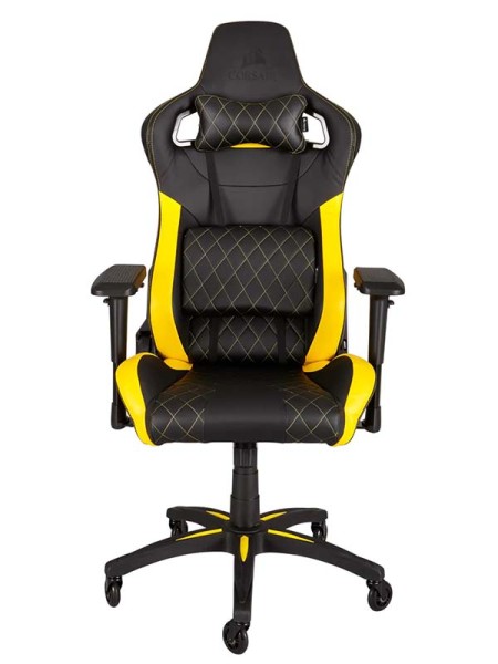 CORSAIR T1 RACE Gaming Chair — Black/Yellow | CF-9010005-WW