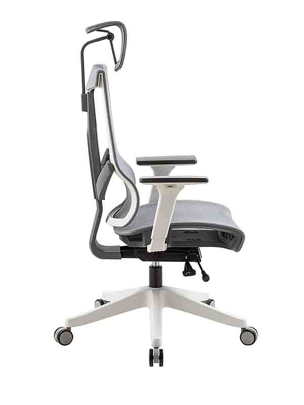 Aero Mesh Ergonomic Chair, Premium Office & Computer Chair with Multi-Adjustable Features by Navodesk, Light Gray - Navodesk AERO-LG 