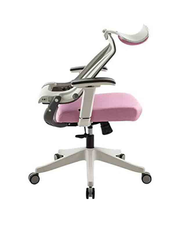 Navodesk KIKO Chair, Ergonomic Folding Design, Premium Office & Computer Chair, Adjustable Features with Lumbar Support, Pink with Warranty 