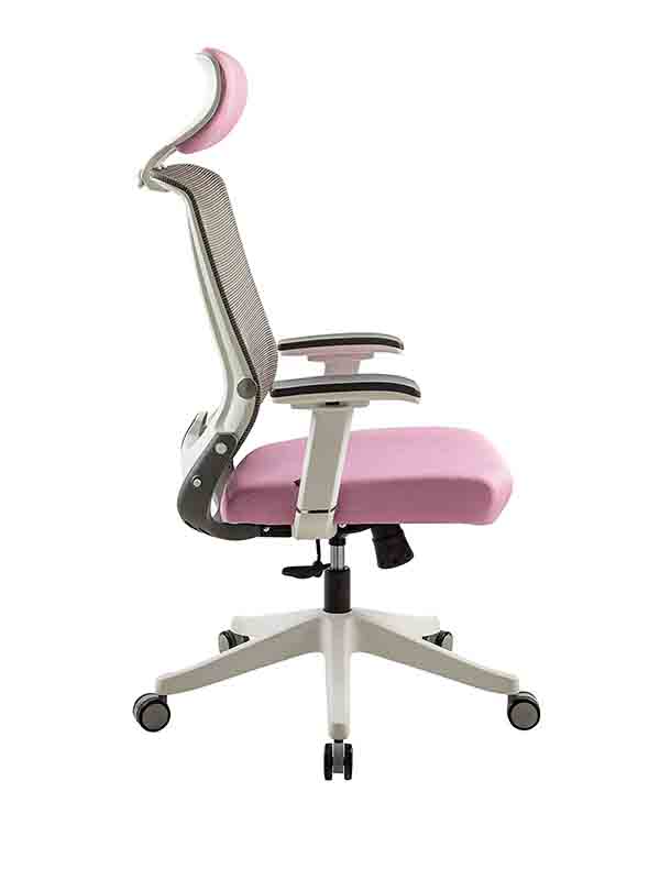 Navodesk KIKO Chair, Ergonomic Folding Design, Premium Office & Computer Chair, Adjustable Features with Lumbar Support, Pink with Warranty 