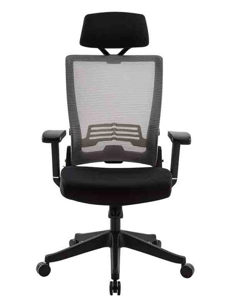 Navodesk KIKO Chair, Ergonomic Folding Design, Premium Office & Computer Chair, Adjustable Features with Lumbar Support, Pure Black with Warranty