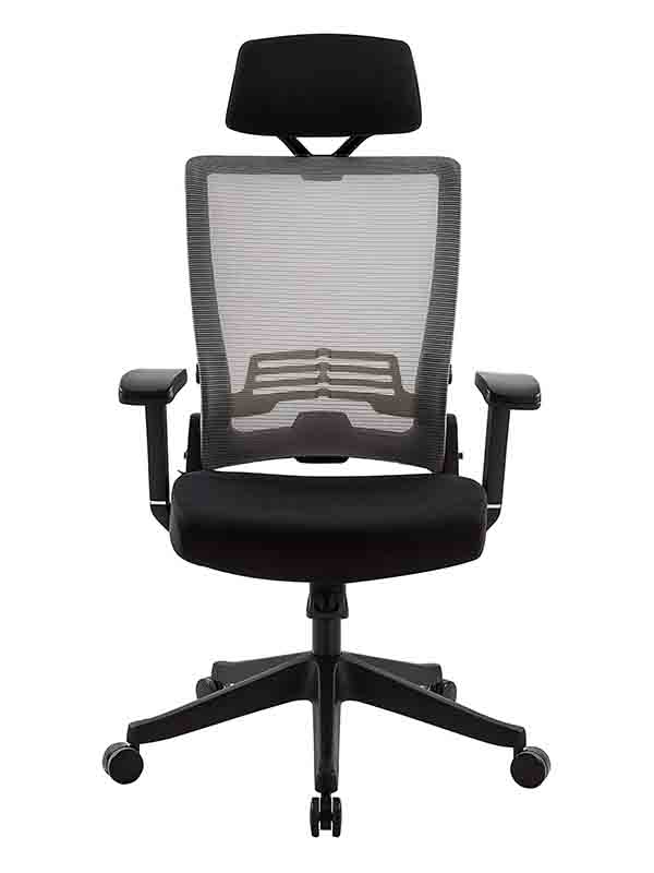Navodesk KIKO Chair, Ergonomic Folding Design, Premium Office & Computer Chair, Adjustable Features with Lumbar Support, Pure Black with Warranty