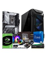 GAMING PC with Motherboard ASUS Z590-P, CORE i7-11700KF (3.6GHz), 32GB DDR4, PNY RTX 3070TI (8 GB), 1TB SSD NVME & 2TB HDD, with ASUS CASE GT301 RGB, 750W Power Supply, 240RGB CPU Cooler with One Year Warranty