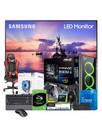 GAMING PC with Motherboard ASUS B560M-A, CORE I5 11400F, 16GB, GTX1650 (4GB), 500GB SSD & 1TB HDD, CROWN CASE, CPU Cooler, 27-inch LED, Gaming Chair with PHILIPS Keyboard and Mouse with One Year Warranty