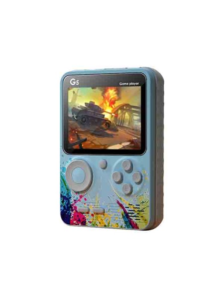 Game Box G5 Mini Handheld Gaming Player with Built-in 500 Games, Assorted Colors