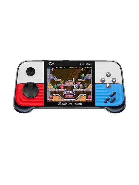 Gaming G9 Handheld Portable Arcade Game Console 3.0 Inch HD Screen Gaming Players Bulit-in 666 Classic Retro Games TV Console AV Output with Joystick
