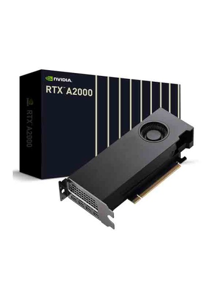 PNY RTX A2000 Nvidia 12GB GDDR6 Graphics Card, Black with Warranty | VCNRTXA200012GB-PB