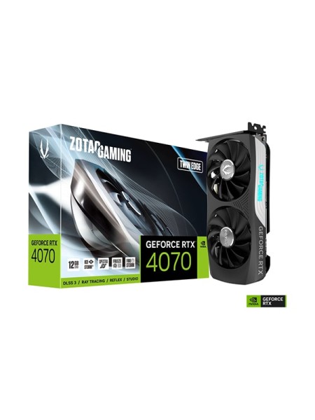 Zotac Gaming GeForce RTX 4070 Twin Edge Gaming Graphics Card with Warranty | ZT-D40700E-10M
