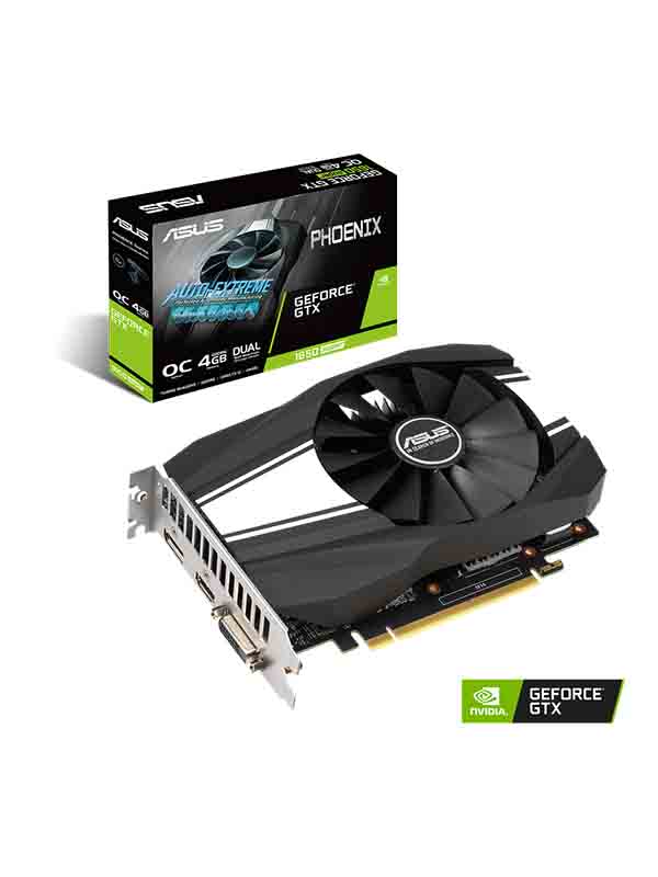 ASUS GeForce GTX 1650 SUPER 4GB Phoenix OC GDDR6 Graphics Card| 90YV0E40-M0NA00
