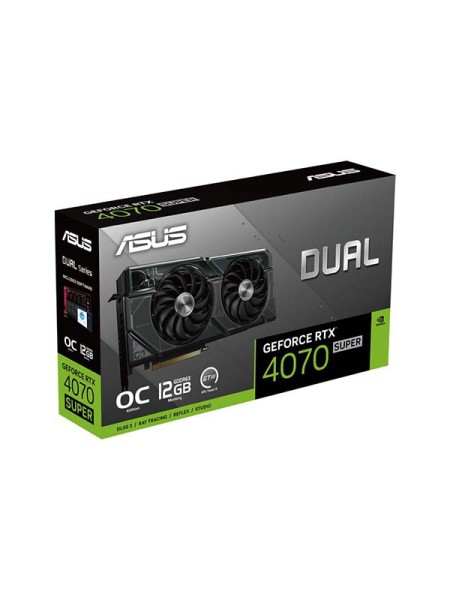 ASUS Gaming GeForce RTX 4070 SUPER Dual OC 12GB GDDR6X Graphics Card, DLSS 3 | 90YV0K82-M0NA00