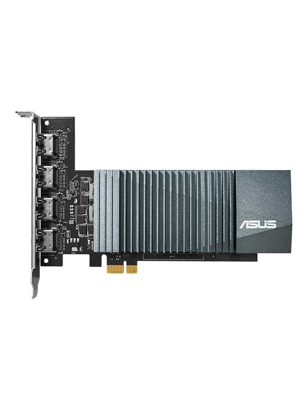 ASUS GeForce GT710-4H-SL-2GD5 Graphics Card with 4 HDMI Ports | 90YV0E60-M0NA00