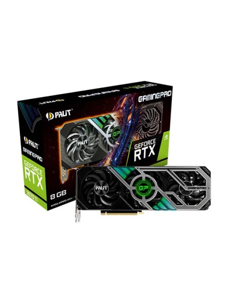 PALIT GeForce RTX 3070 Ti 8GB GamingPro, 256bit, 175MHz GPU, 1770MHz Boost Clock | NED307T019P2-1046A