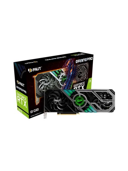 PALIT GeForce RTX 3070 8GB GamingPro, 256bit, 1500MHz GPU, 1725Mhz Boost Clock | NE63070019P2-1041A