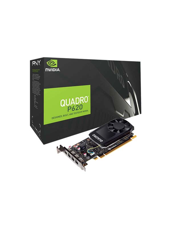 PNY Quadro P620 VGA 2GB 128-bit GDDR5 PCI Express 3.0 x16 Video Card Graphics Card | VCQP620-PB