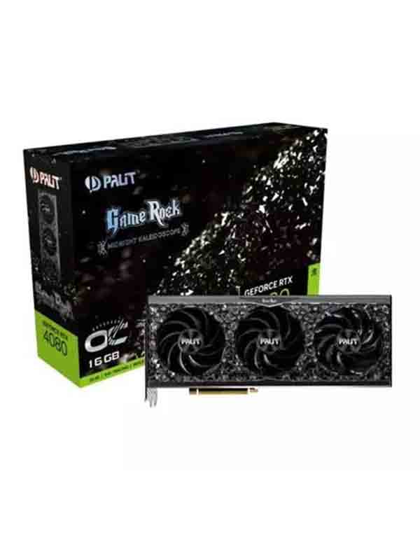 Palit GeForce RTX4080 OC Gamerock 16GB GDDR6X Midnight Kaleidoscope Graphics Card | NED4080S19T2-1030G