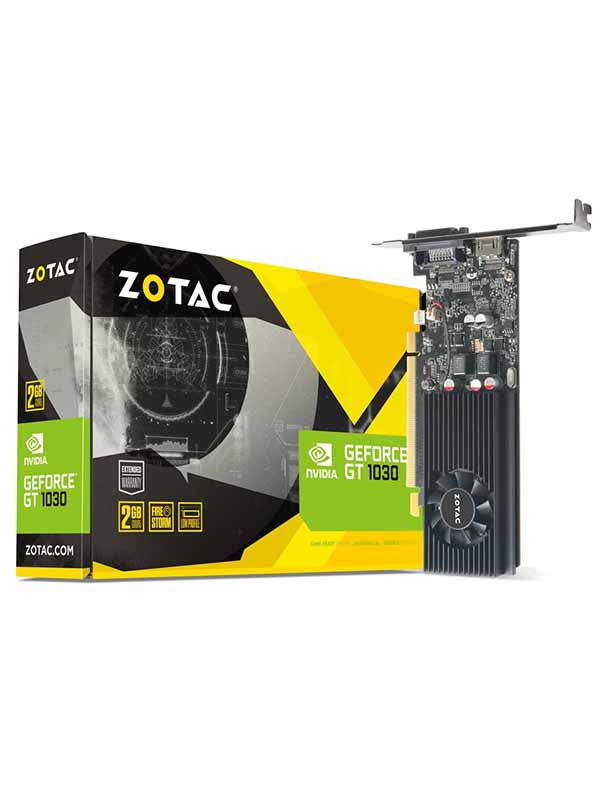 ZOTAC GeForce GT 1030 2GB GDDR5 HDMI/DVI Low Profile Video Card | ZT-P10300A-10L