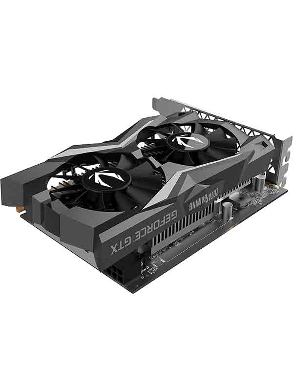 Zotac GeForce GTX 1650 AMP Core  4GB GDDR6 128-bit Gaming Graphics Card, Turing Encoder, Factory Overclocked, Super Compact, 70mm Twin Fan with Warranty | ZT-T16520J-10L