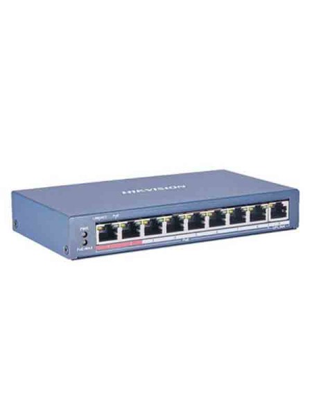 HIK VISION DS-3E0109P-E 8 Port Fast Ethernet Unmanaged POE Switch